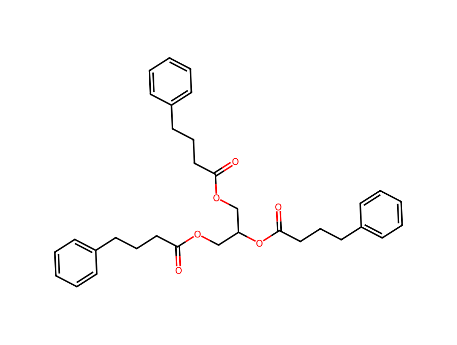 Molecular structure of Glycerol Phenylbutyrate